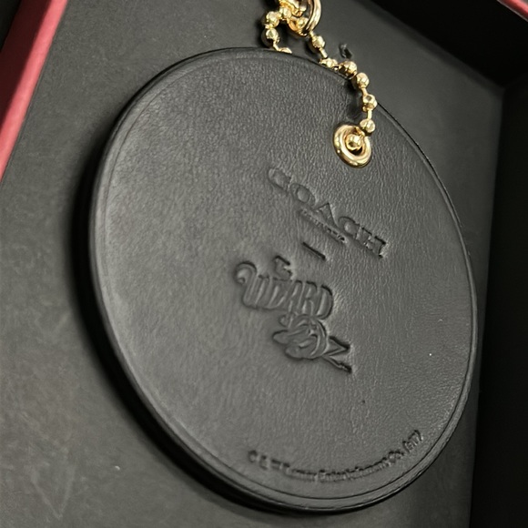 NWT Coach Wizard of Oz Limited Edition Leather Bag Charm Chain Keychain FOB Ruby - Picture 5 of 7